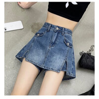 quần giả váy jean  ,hai túi trứơc làm nổi bật,chưa bao giờ hết hót