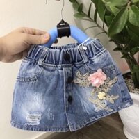 Quần giả váy jeans bé gái