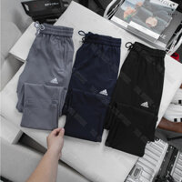Quần Gió Adidas Thể Thao Nam Chất Gió Mềm Nhẹ Nhanh Khô Ba Màu Đen Xám Than