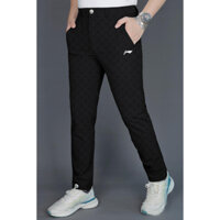 Quần Gió Nam Lining, Quần Dài Golf Thể Thao Họa Tiết Cao Cấp AKXQ779