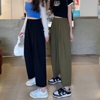 Quần gió nữ thể thao jogger lưng chun chất liệu vải gió cao cấp QG99