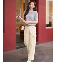 Quần gió thể thao dáng suông 5QDT22