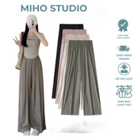 Quần gió trơn suông ống rộng Miho studio