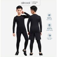 Quần giữ nhiệt bé trai Aircool chất liệu cotton cao cấp mềm giữ nhiệt tốt cho bé từ 2 đến 16 tuổi