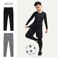 Quần giữ nhiệt bé trai AIRCOOL sợi Cotton Bamboo cao cấp mềm ấm co dãn tốt cho bé thoải mái vận động chơi thể thao