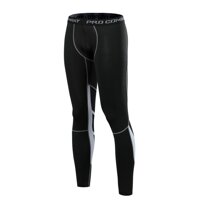 Quần giữ nhiệt COMBAT PRO Quần Legging Nam tập Gym bóng đá bóng rổ SQ518 - Trắng - 3XL