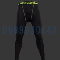 Quần giữ nhiệt COMBAT PRO LEGGING nam tập gym, bóng đá, bỏng rổ, bóng chuyền dáng dài. *