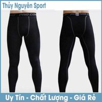 Quần Giữ Nhiệt COMBAT PRO LEGGING NAM Tập Gym Bóng Đá Bóng Rổ Có Họa Tiết *