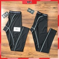 Quần giữ nhiệt dáng dài⚡SIÊU ẤM⚡Dòng combat pro đẹp, Dri-fit co giãn 4 chiều, không bai