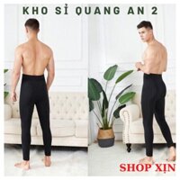 Quần Giữ Nhiệt Nam Co Giãn 4 Chiều Lót Nỉ Siêu Ấm