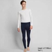 Quần giữ nhiệt Uniqlo nam 2019 Nhật Bản màu xanh than - 408613