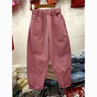 Quần Harem Dáng Rộng Chất Cotton Mỏng Thời Trang Mùa Hè 2023 Cho Nữ