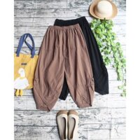 QUẦN HAREM ỐNG PHỐI REN CHÉO