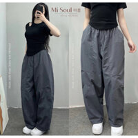 Quần Harem Parachute Pants BigSize MiSoul,Quần Gió Nhăn 2 túi Dáng Thụng MiSoul 254