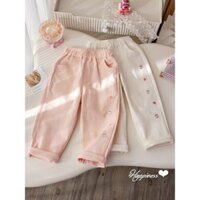 Quần Harem thêu hình thỏ dễ thương cho bé gái