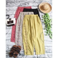 QUẦN HAREM THÊU HỌA TIẾT