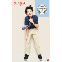 Quần học sinh bé trai kaki co giãn Cat jack