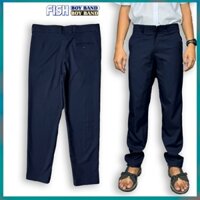 Quần học sinh nam cấp 2 3 chất KAKI loại dày tốt đẹp form chuẩn cao cấp may kỷ VNO140