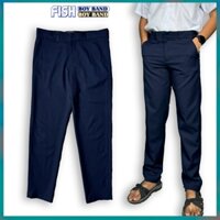 Quần học sinh nam cấp 2 3 chất KAKI loại dày tốt đẹp form chuẩn may kỷ cao cấp VNO140