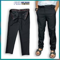 Quần học sinh nam cấp 2 3 chất KAKI loại dày tốt đẹp cao cấp may kỷ form chuẩn VNO140