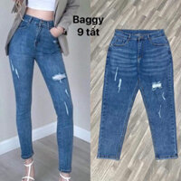 Quần Jean Baggy 9 Tấc 32-36 ( Big Size Huỳnh Ngọc )