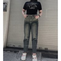 Quần jean baggy bigsize 50-75kg form ống rộng ulzang cạp vừa kimbigsize BGD80