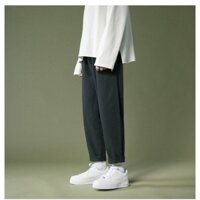 quần jean baggy fom rộng, quần bò ống suông màu đen trơn cực hot