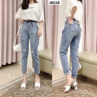 Quần jean baggy lưng thun co giãn JBG18