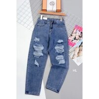 Quần jean baggy mẫu rách