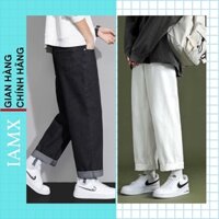 Quần jean baggy nam dáng suông rộng SR01 kiểu dáng Hàn Quốc 2022