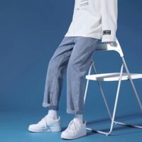 Quần jean baggy nam, quan jeans bò ống suông rộng co giãn 4 chiều Ulzzang thời trang Gman - JBG01 ⚡