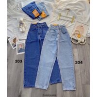 Quần jean Baggy nữ lưng cao