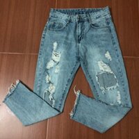 Quần jean baggy nữ