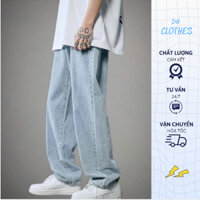 Quần jean Baggy ống suông rộng , Quần bò dáng xuông rộng unisex - form rộng Hot2025