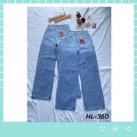 Quần jean baggy ống xuông rộng phong cách nổi bật Full Zize SML