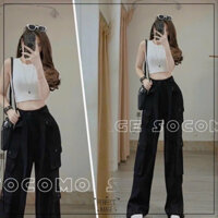 Quần jean baggy suông túi hộp hàng chuẩn xịn loại 1 hàng VNXK