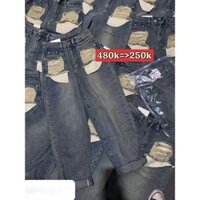 Quần jean baggy túi rách hot hit phong cách Hàn Quốc dành cho các cô gái