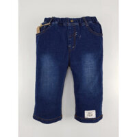 Quần Jean bé trai, lửng ngố, nhăn đùi, màu xanh, hiệu kikids, size đại 25t-29t, ri5 - 9kids _9182-M1