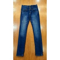 Quần jean bó cạp cao dài 103cm sz M