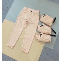 Quần jean boy/baggy màu hồng nhạt hàng vnxk (CÓ SẴN- MẪU DO SHOP TỰ CHỤP)
