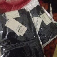 Quần jean cap cao màu xanh đen