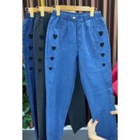 Quần jean cạp chun co giãn 4 chiều