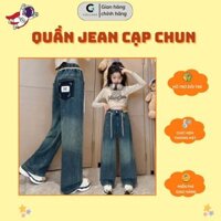 Quần Jean Cạp Chun Coca Kids, Quần Bò Cho Bé Gái Siêu Hách Dáng Thoáng Mát - Jean Block