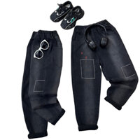 Quần jean dài bé trai chuẩn hàng quảng size đại cồ từ 30-55kg quần jean lót lông cao dưới m55