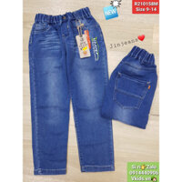 Quần jean dài nam bé trai tuổi Teen , jean co giãn thoải mái, form dáng đẹp ,size to 9t-14t(24-36kg) R210158M1_vk top1se