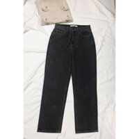 Quần jean dáng baggy đen của nữ hàng hịu