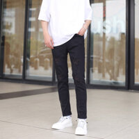 Quần jean đen rách gối nhiều nam co giãn cực tốt VNXK Pon.mens hà nội hcm freeship