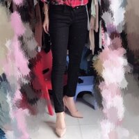 Quần jean đen trơn