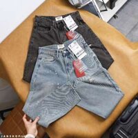 Quần Jean Fapas Form Crop Fit Net, chất vải jean co dãn, phom ôm và dài đến mắc cá chân