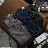 Quần Jean Fapas Form Straight Cabi, chất vải jean có độ dày vừa phải, đứng form, thoái mái vận động